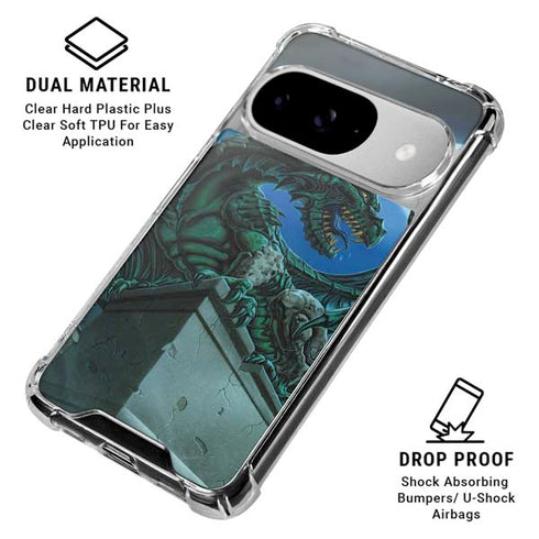 The Green Dragon by Ed Beard Jr Google Pixel 10 Clear Case